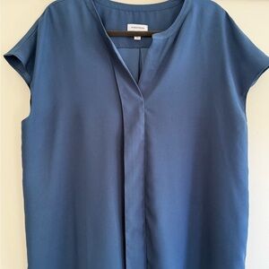 Nordstrom Slate Blue Blouse
